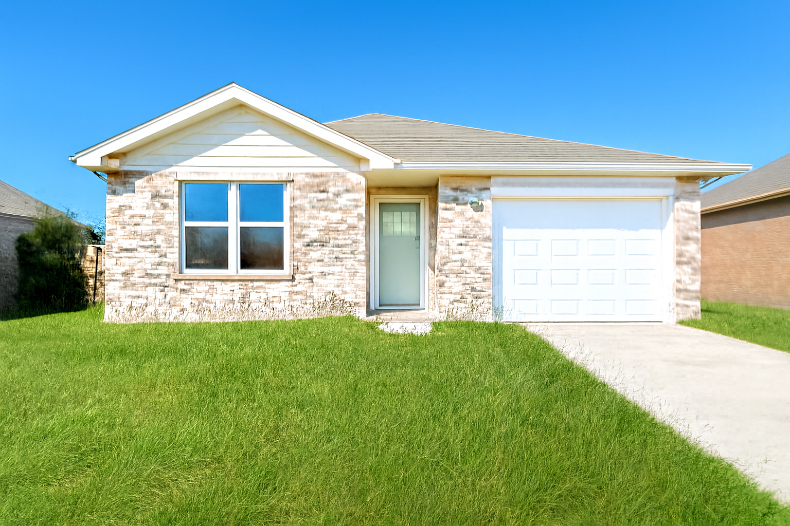 Exterior Front Yard Enhancement — enhanced