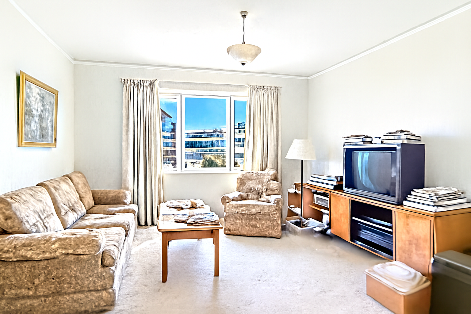 Interior Living Room Transformation — enhanced